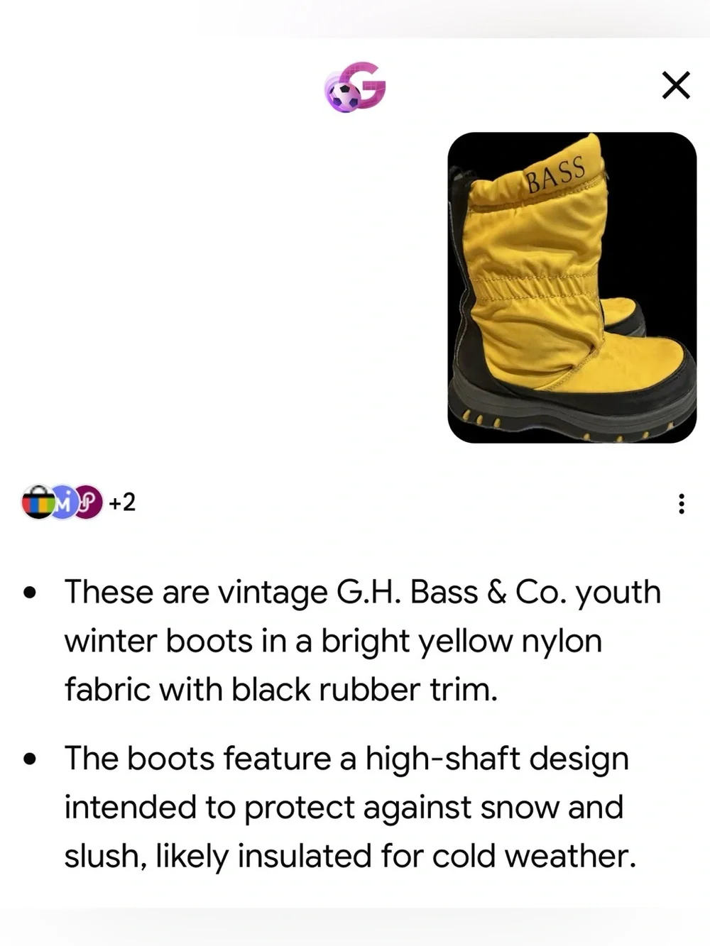 VTG BASS FREEZE INSULATED RAIN SNOW BOOT YOUTH SZ 1M RAINBOOTS GUMBOOTS GALOSHES
